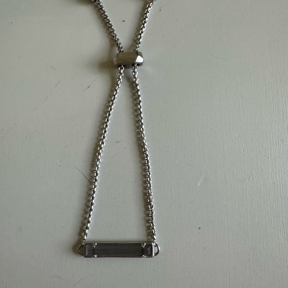 Kendra Scott Stan rhodium bracelet in Slate Cats Eye - Picture 3 of 5